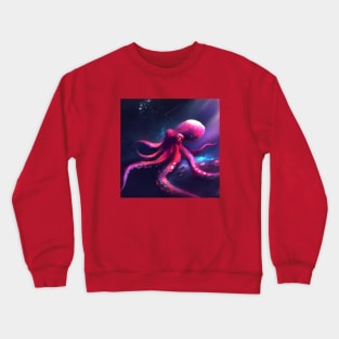 Outer Space Octopus Crewneck Sweatshirt